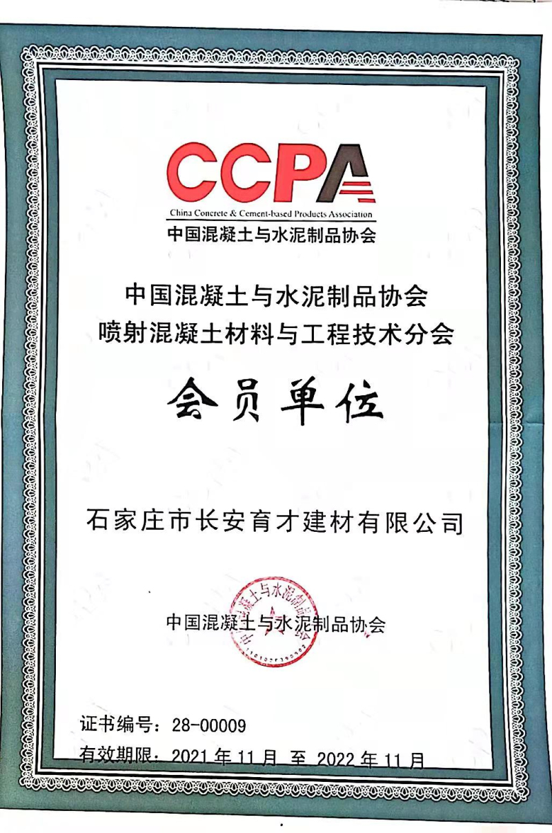 2021.11-2022.11中國混凝土與水泥制品協(xié)會(huì )噴射混凝土材料與工程技術(shù)分會(huì )會(huì )員單位